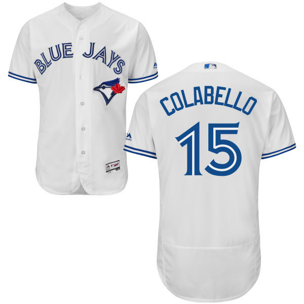 Toronto Blue Jays #15 Colabello White 2016 Flexbase Collection Baseball Jersey DingZhi,We sell and wholesale Toronto Blue Jays #15 Colabello White 2016 Flexbase Collection Baseball Jersey DingZhi on line form chian!